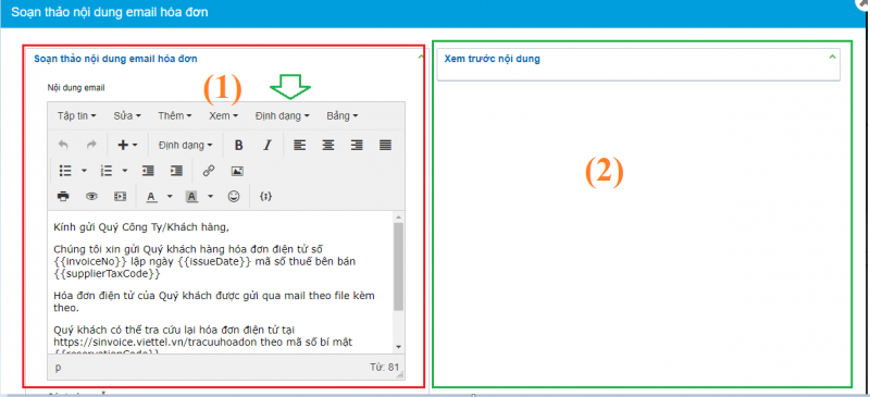 Soạn Thảo Nội Dung Email