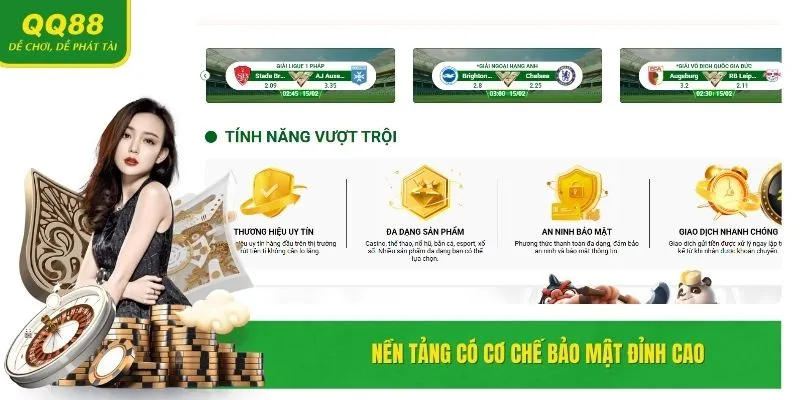 QQ88 Viettel🎖️ Nhà Cái QQ88 Link Vào Mới Nhất T8/2028 18 Hệ thống áp dụng công nghệ bảo mật tiên tiến hàng đầu.